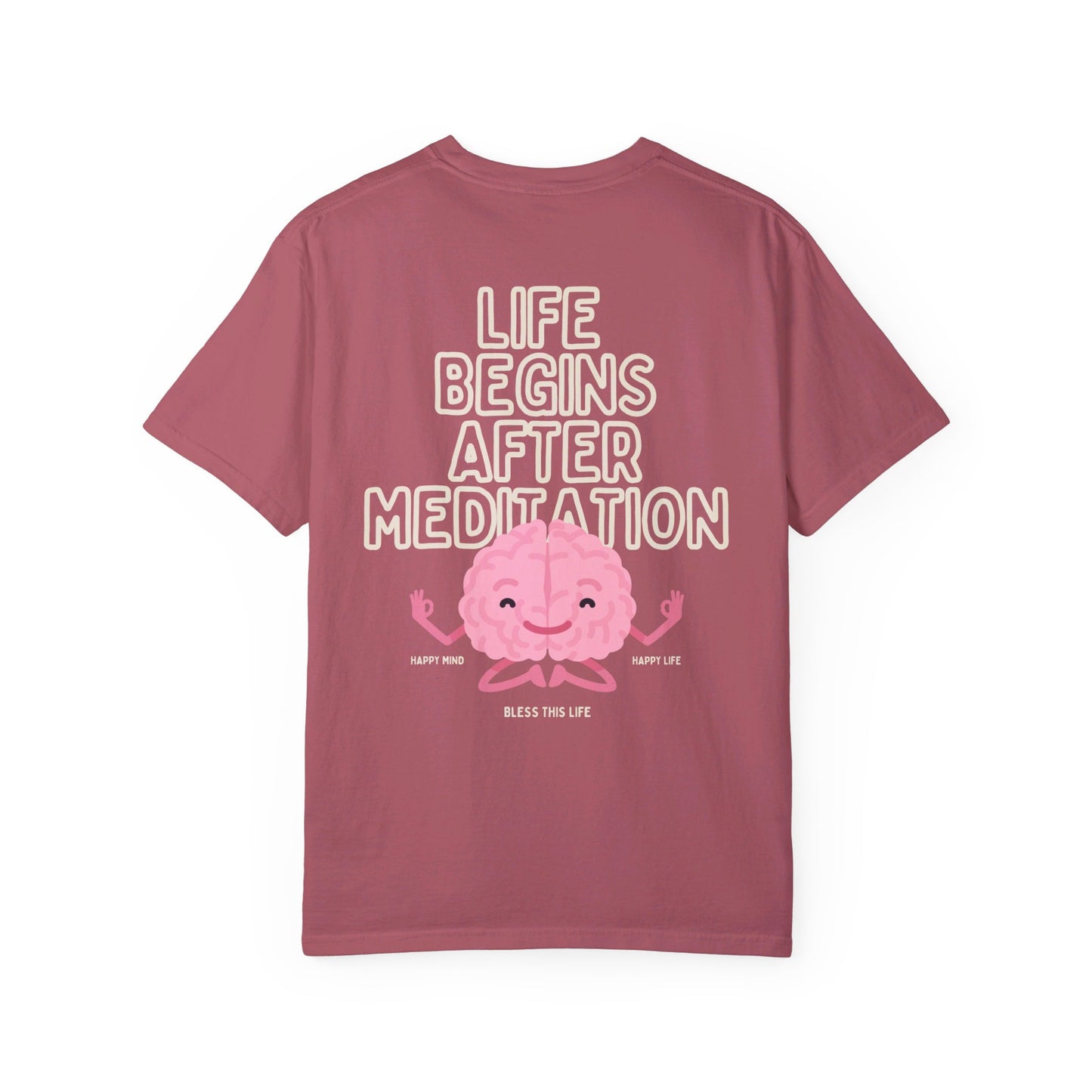 Life Begins After Meditation Graphic Tee