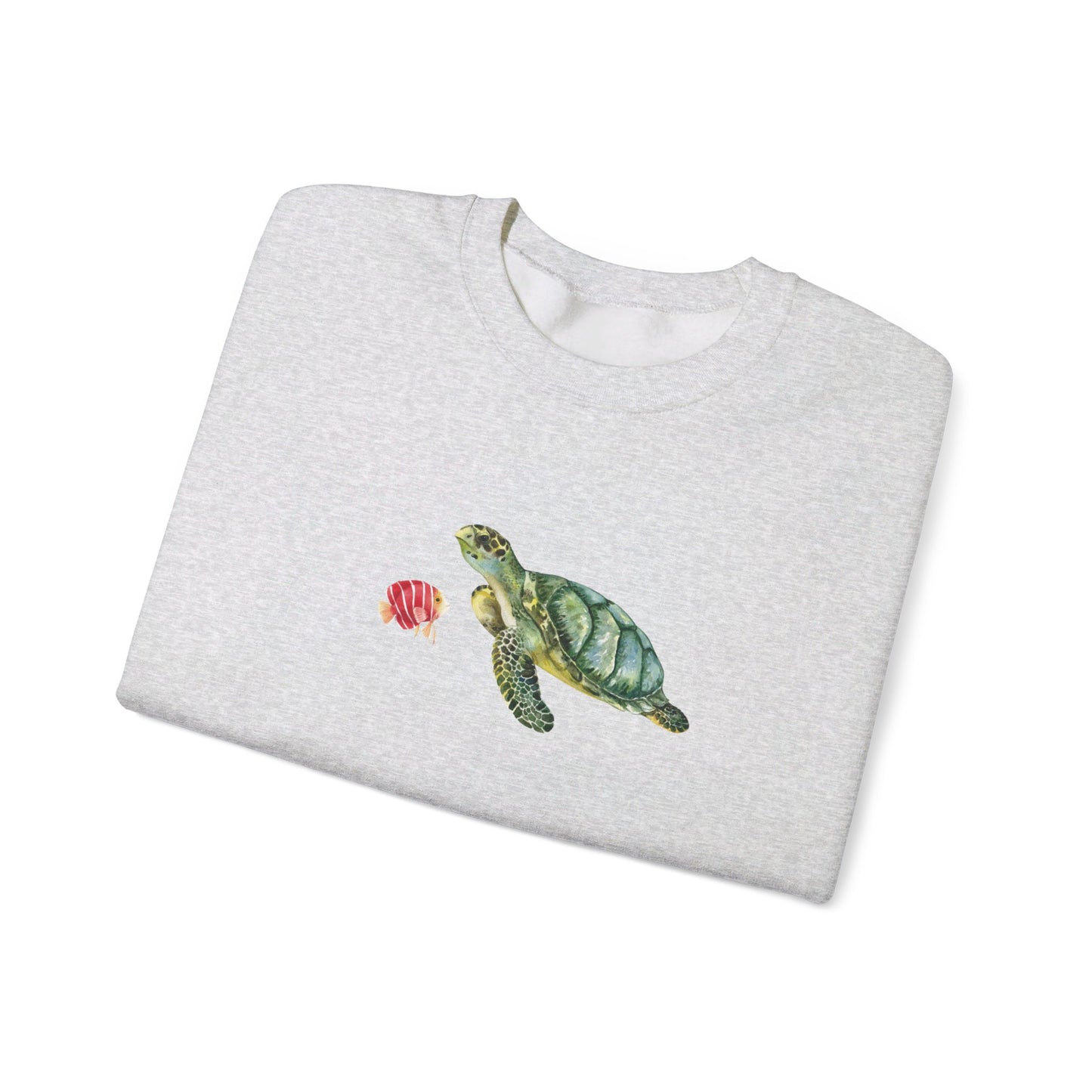 Fish and Seaturtle Crewneck