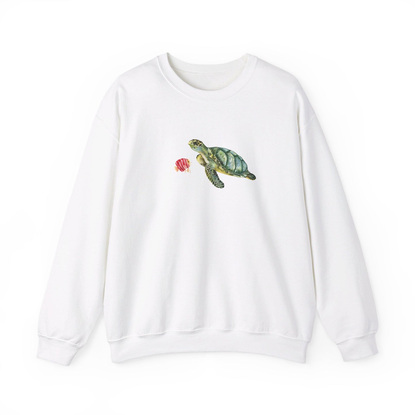 Fish and Seaturtle Crewneck