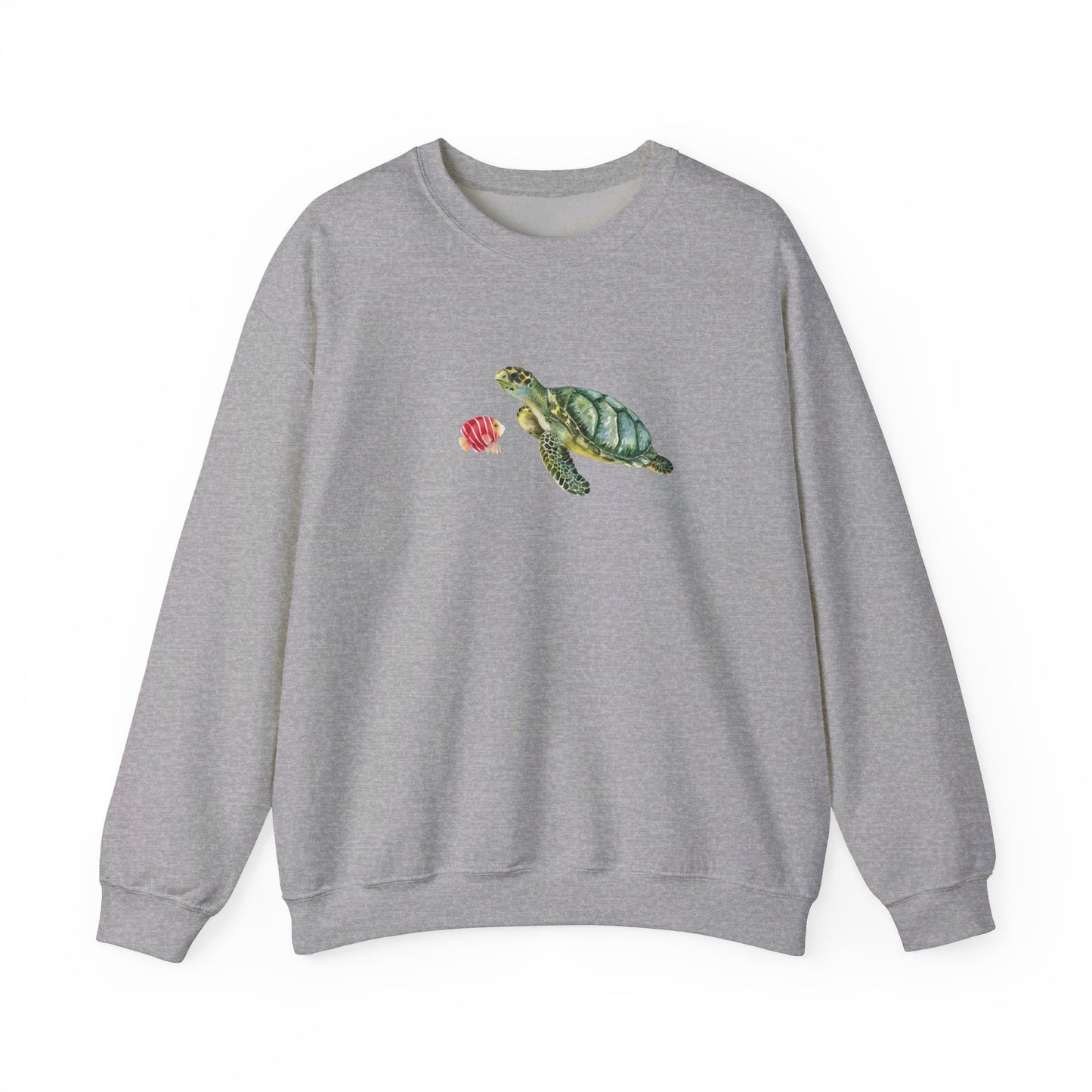 Fish and Seaturtle Crewneck