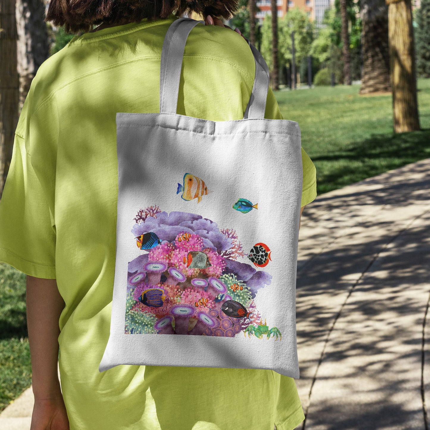 Eco-Friendly Coral Reef Canvas Bag