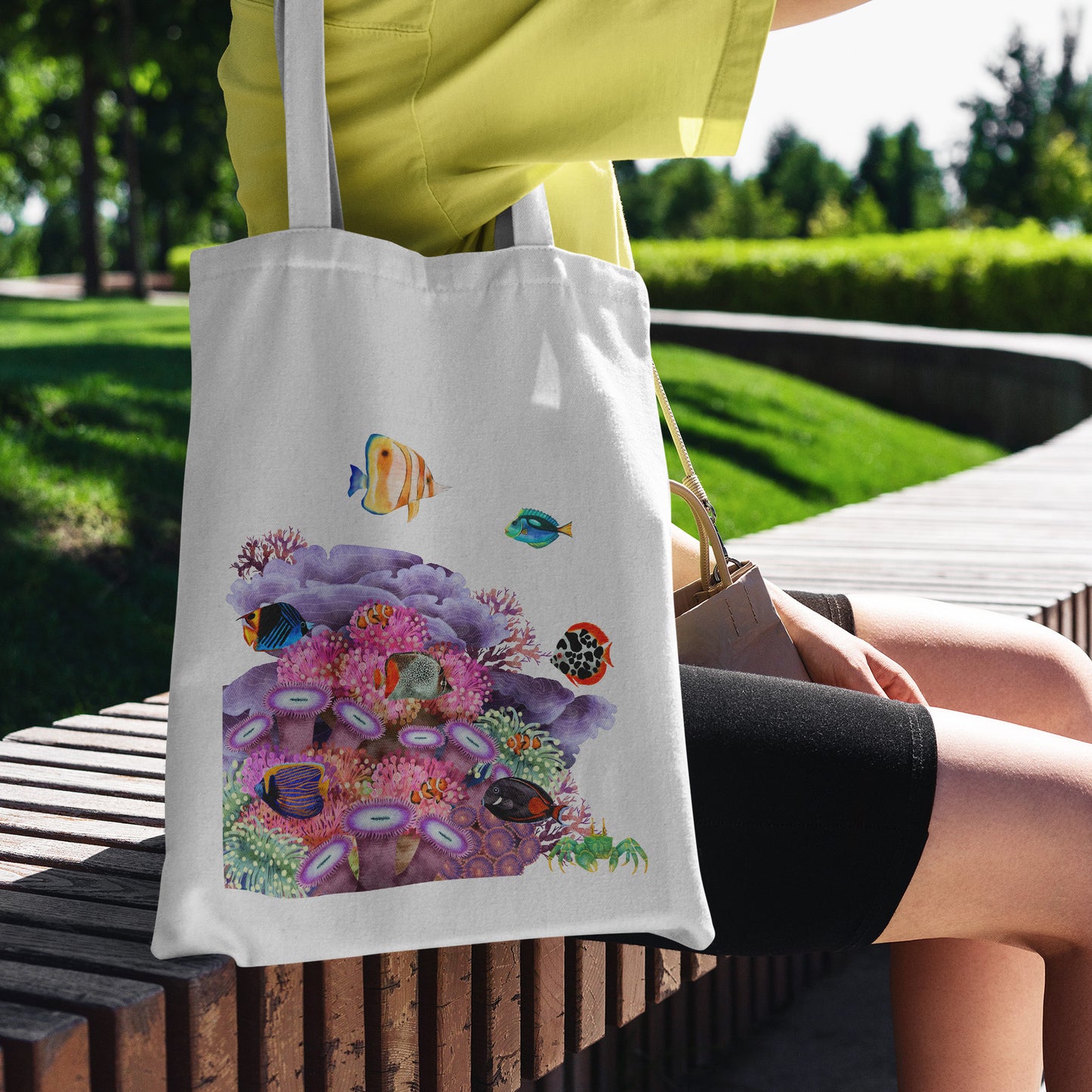 Eco-Friendly Coral Reef Canvas Bag